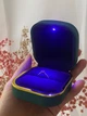 Коробочка для кольца с подсветкой Weeding Shell, изумрудная - Футляр-шкатулка для предложения, свадьбы (6010245) - изображение 2