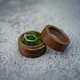 Коробочка для каблучки Weeding Eternal дерев'яна — для пропозиції, весілля, стабілізований мох, прозора кришка (6011246) - зображення 3