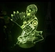 Акриловый 3D стветильник - ночник Аниме Магическая битва Рёмен Сукуна в теле Итадори Юдзи 16 цветов + пульт Тип 2 - изображение 2