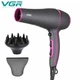 Фен для волосся VGR V-402 з концентратором та дифузором / 2200W - зображення 4