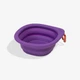 Дорожная складная миска для собак Zee.Dog - GO BOWL PEAK фиолетовая, 600 мл/19 см - изображение 1