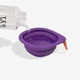 Дорожная складная миска для собак Zee.Dog - GO BOWL PEAK фиолетовая, 600 мл/19 см - изображение 4