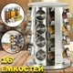 Набор для специй Spice Carousel карусель на 16 емкостей - стеклянный органайзер для хранения специй – подставка вращающаяся для кухни - изображение 3