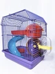 Клетка для хомяков Zoomax 010, 23х17х25см, фиолетовая - изображение 3