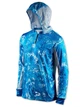Худи дышащая для рыбалки VA REPTILE SKIN Blue Water, размер S, солнцезащитная с фильтром UPF50+ - изображение 2