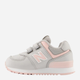 Дитячі кросівки для дівчинки New Balance 574 IV574CG1 26 (9US) Сірі (196307125314) - зображення 2