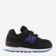 Дитячі кросівки для хлопчика New Balance 574 IV574IG1 20 (4US) Чорні (196307215138) - зображення 1