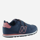 Buty sportowe dziecięce dla dziewczynki New Balance 500 IV500CF1 22.5 (6US) Ciemnogranatowe (196307215442) - obraz 4