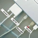 Картридж Brother P-Touch TZe-FX241 18 мм чорний/білий, стрічка гнучка - зображення 6