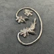 Набор бижутерия серьги-клипсы-каффы-бабочки из медицинской стали Flower 417 - изображение 2
