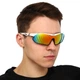 Очки спортивные солнцезащитные SPOSUNE JH-037-4 Белый - изображение 11