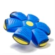 Літаюча тарілка м'яч-трансформер з LED підсвіткою фрісбі Freesby UFO Flat Ball Disc синій - зображення 2