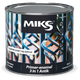 Ґрунт емаль алкідна MIKS Color 3 в 1 антикорозійна антік срібляста 0,75 л - изображение 1