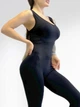 Спортивный комбинезон женский LILAFIT для гимнастики йоги фитнеса черный М (LFJ000012) - изображение 4