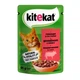 Консервований корм Kitekat Яловичина в соусі 85 г (5900951307379) - зображення 1