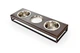 Миски та контейнери Harley and Cho Lunch Bar Brown Wood + Black Три миски на підставці S (3300099) - зображення 1