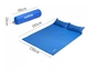 Килимок надувний двомісний з подушкою Naturehike 185*130 NH18Q010-D peacock blue - изображение 3