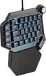 Игровая мини клавиатура механическая проводная геймерский кейпад игр K60 RGB Keypad для одной руки подсветкой - изображение 2