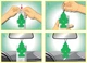 Ароматизатор в автомобиль Wunder Baum Little Trees Bayside Breeze Морской бриз Освежитель воздуха Елочка Сухой Листочек 5г - изображение 3