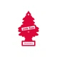 Ароматизатор в автомобиль Wunder Baum Little Trees Strawberry Клубника Освежитель воздуха Елочка Сухой Листочек 5г - изображение 3