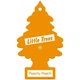 Ароматизатор в автомобиль Wunder Baum Little Trees Peache Peach Персик Освежитель воздуха Елочка Сухой Листочек 5г - изображение 2