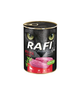 Влажный корм для взрослых кошек Dolina Noteci Rafi cat с телятиной, 400 г - изображение 1