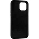 Чехол Fiji Silicone Case для Apple iPhone 13 Pro Max бампер накладка Soft Touch с микрофиброй Black - изображение 3