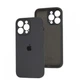 Чехол Fiji Silicone Case Full Camera для Apple iPhone 12 Pro бампер накладка с защитой камеры Midnight Black - изображение 1
