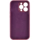 Чехол Fiji Silicone Case Full Camera для Apple iPhone 16 Pro Max бампер накладка с защитой камеры Plum - изображение 3