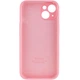 Чехол Fiji Silicone Case Full Camera для Apple iPhone 15 Plus бампер накладка с защитой камеры Rose Pink - изображение 3