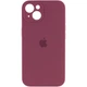 Чехол Fiji Silicone Case Full Camera для Apple iPhone 15 Plus бампер накладка с защитой камеры Plum - изображение 1