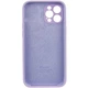 Чехол Fiji Silicone Case Full Camera для Apple iPhone 15 Pro Max бампер накладка с защитой камеры Lavender - изображение 3