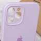 Чехол Fiji Silicone Case Full Camera для Apple iPhone 15 Pro Max бампер накладка с защитой камеры Lavender - изображение 5