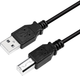 Кабель Captiva USB Type A - USB Type-B 2 м Black (4046373802922) - зображення 1