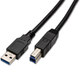 Кабель Captiva USB Type A - USB Type-B 3 м Black (4046373802939) - зображення 1