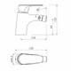 Смеситель для биде IMPRESE ORLIK f03109401CA - изображение 2