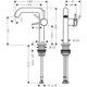 Смеситель для умывальника HANSGROHE TECTURIS 73340700, белый матовый - изображение 2