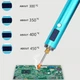 Паяльник Аккумуляторный BS45 c тремя жалами беспроводной, зарядка USB - Синий - изображение 5