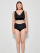 Бюстгальтер без косточек бесшовный Gisela Undies 10024T XL Черный (8434299682210) - изображение 3