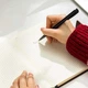 Записная книга Deli EN138G твердая обложка с ремешком A5 в клетку 96 листов Синяя (6941798435855) - изображение 3