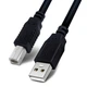 Кабель Lesko USB 2.0 AM/BM 1,5m для подключения принтера к компьютеру - изображение 3