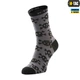 Носки легкие M-Tac Mk.3 Pirate Skull, Black/Grey, 39-42 - изображение 1