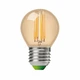 Лампочка Eurolamp LED G45 5W 530 Lm E27 3000K deco 2шт (MLP-LED-G45-05273(Amber)) - изображение 2