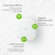 Точка доступу ZYXEL NWA50AX (NWA50AX-EU0102F) (AX1800, 1xGE, WiFi 6, 2x2 MIMO, Nebula, PoE, БП у комплекті) - изображение 2