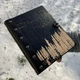 Блокнот- органайзер в дерев'яній обкладинці зі шкірою "White Forest" А5 100 аркушів Black - зображення 1