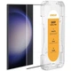 Захисне скло ENKAY Easy Install 3D Curved Glass для Samsung Galaxy S22 Ultra (S908) - Black - зображення 1