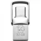 Флеш пам`ять TG ​​Metal 104 32GB 2в1 Type-C USB універсальний T&G накопичувач/флешка для пристроїв/ПК/ноутбука/Samsung/Xiaomi/Huawei/Meizu Сталевий - изображение 1