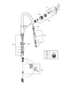 Змішувач для мийки Grohe Eurostyle Cosmopolitan з висувним виливом Хром (GROHE/31482003) - зображення 6