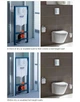Інсталяція 3в1 для підвісного унітаза Grohe Rapid SL + кнопка Skate Cosmopolitan (GROHE 38772001) - изображение 6