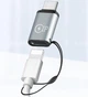 Перехідник Lightning - >TYPE-C iPhone 5V 2.1А адаптер (764047296-1) Срібло - зображення 5